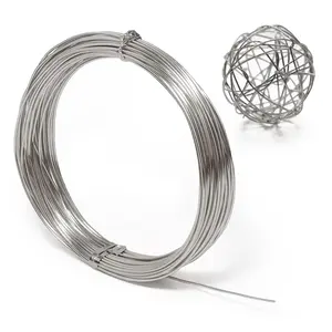 Aluminum Craft Wire 33 Feet Bendable for Jewelry Making Sculpting Floral Wreath Crafting Wire Wrapping Beading Wire Christmas Ornaments Silver 18 Gauge