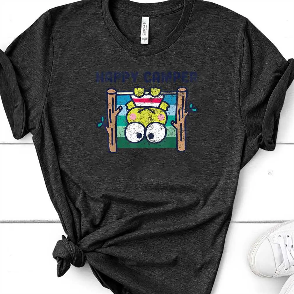 Keroppi Happy Camper T-Shirt Keroppi Happy Camper T-Shirt