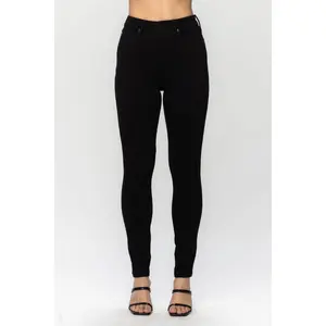 Judy Blue High Waist Tummy Control Black Skinny Denim Jeans 88757