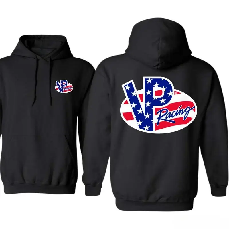 ? VP Racing American Flag Graphic Hoodie – Classic Racing Logo Sweatshirt For Men, Motorsport Streetwear Pullover, USA Flag Design Hoodie, Soft Stretch Casual Top, Car Enthusiast Gift, Vintage Automotive Fashion Apparel