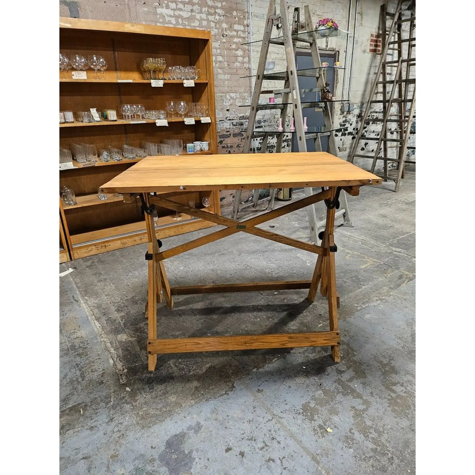 Vintage Keuffel & Esser Adjustable Drafting Table