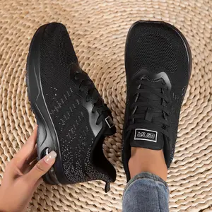 Women’s wide toe box athletic shoes with air cushioning design—walking shoes with breathable mesh for running, specially designed for plantar fasciitis and hallux valgus (US sizes 6–11).