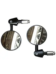 Motorcycle rearview mirror modification: New fixed wing rearview mirror, universal wide-angle mirror, all-terrain vehicle reflective rearview mirror