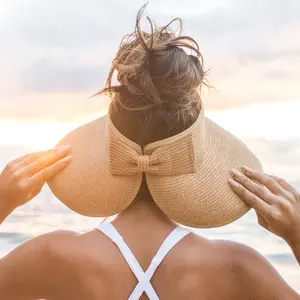 Foldable Wide Brim Bow Visor