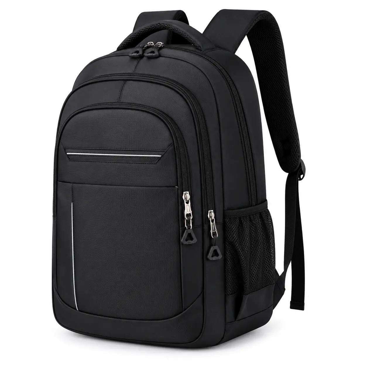 Unisex Waterproof Oxford Fabric Travel Backpack - 1.04 lb, Adjustable Shoulder Strap, Zippered Multi-Compartment Water Resistant Daypack, Casual Synthetic Carry-On for Travel/Work