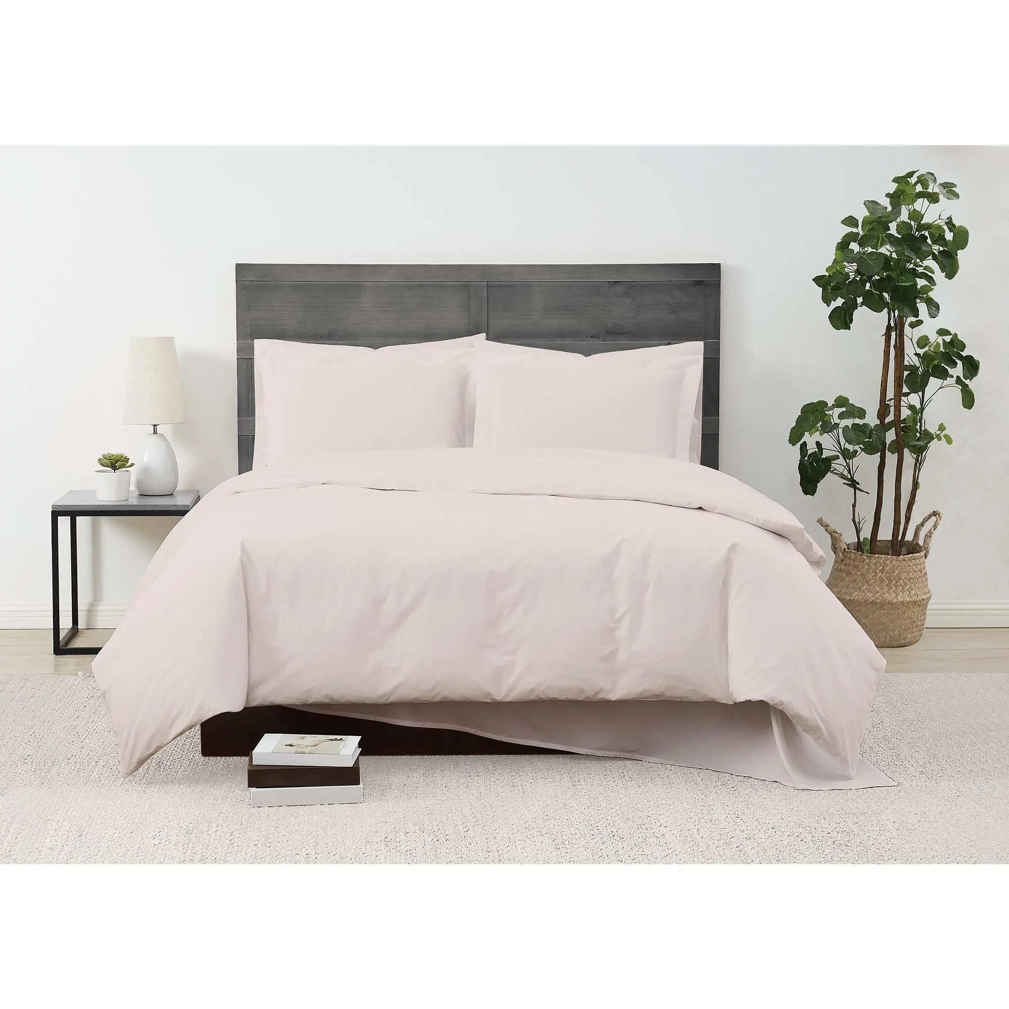 Cannon Solid Percale 2-Piece Twin Duvet Set