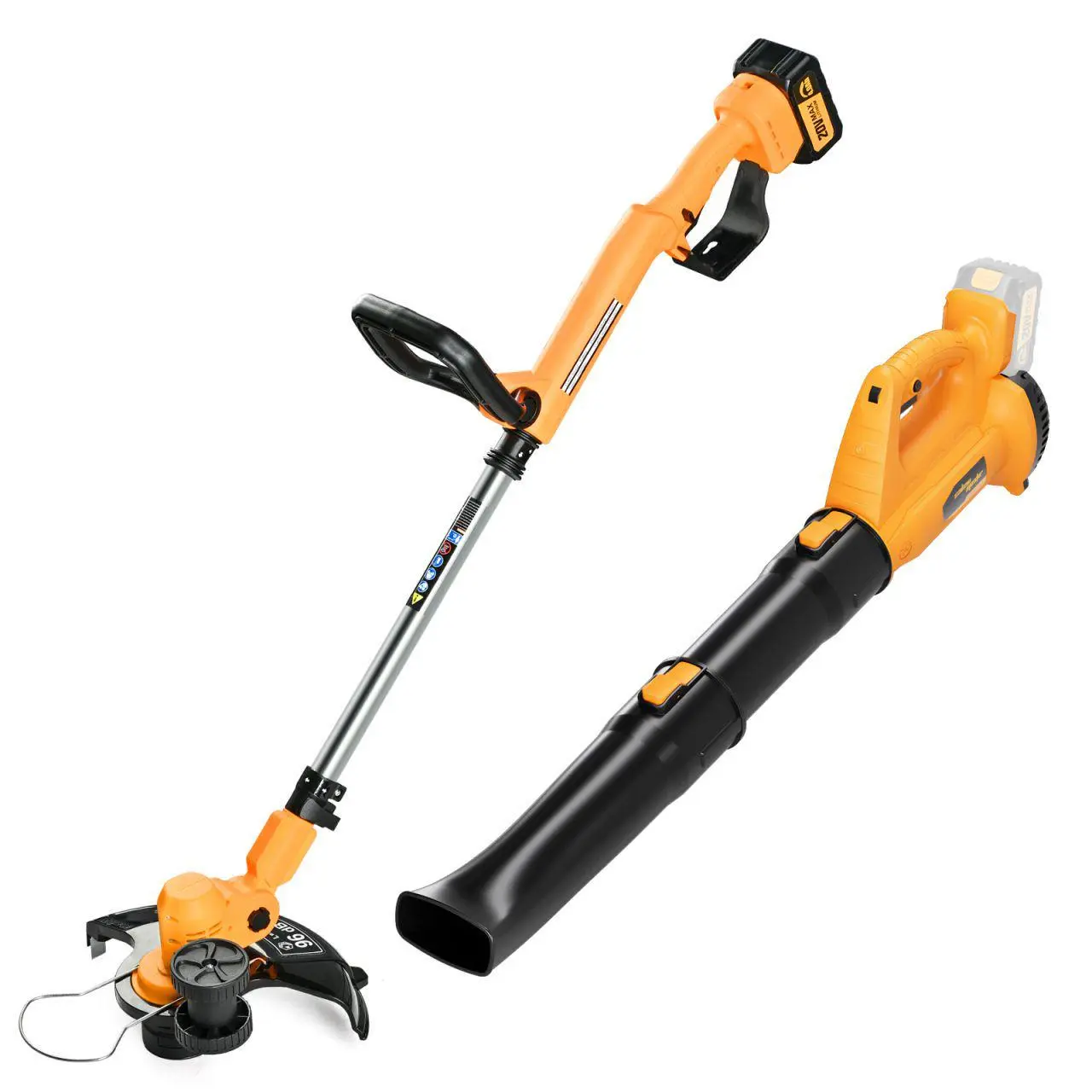 Cordless Weed Trimmer and Leaf Blower Combo Compatible, Lightweight Electric Weed Wacker & Edger for Lawn, Garden