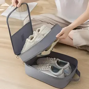 Travel Shoe Storage Bag - Hanging Organizer, Large Capacity, Multi-Functional, Machine Washable, Space-Saving Luggage, Durable Polyester with Multiple Compartments for Shoes and Accessories, Suitable for All Seasons，Christmas gifts and good items