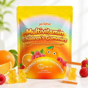 Children’s Multivitamin Gummies Age 4+, 60 Bear Gummies, Vitamin C, D3, Zinc, B Vitamins, Biotin & Flaxseed Oil, Daily Nutrition Support for Kids, Immune Health, Growth, Energy, Picky Eaters, Busy Mornings & Travel, Individually Wrapped