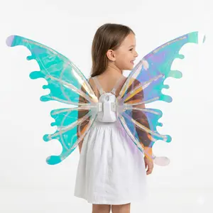 【2026】LED Electric Fairy Wings , Moving Butterfly Wings with Lights & Music, Gift for Halloween, Valentine gift, Birthday, Christmas, Party