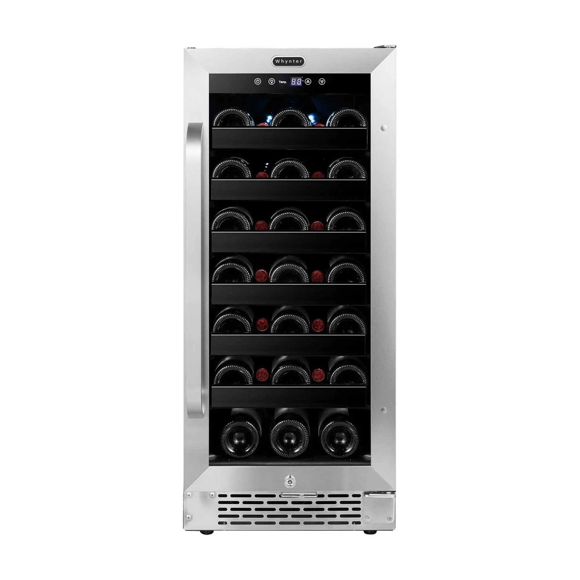 Whynter 33-Bottle 15" Built-In Undercounter Wine Refrigerator