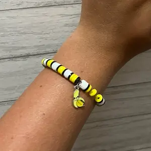 Banana silicone bead bracelet