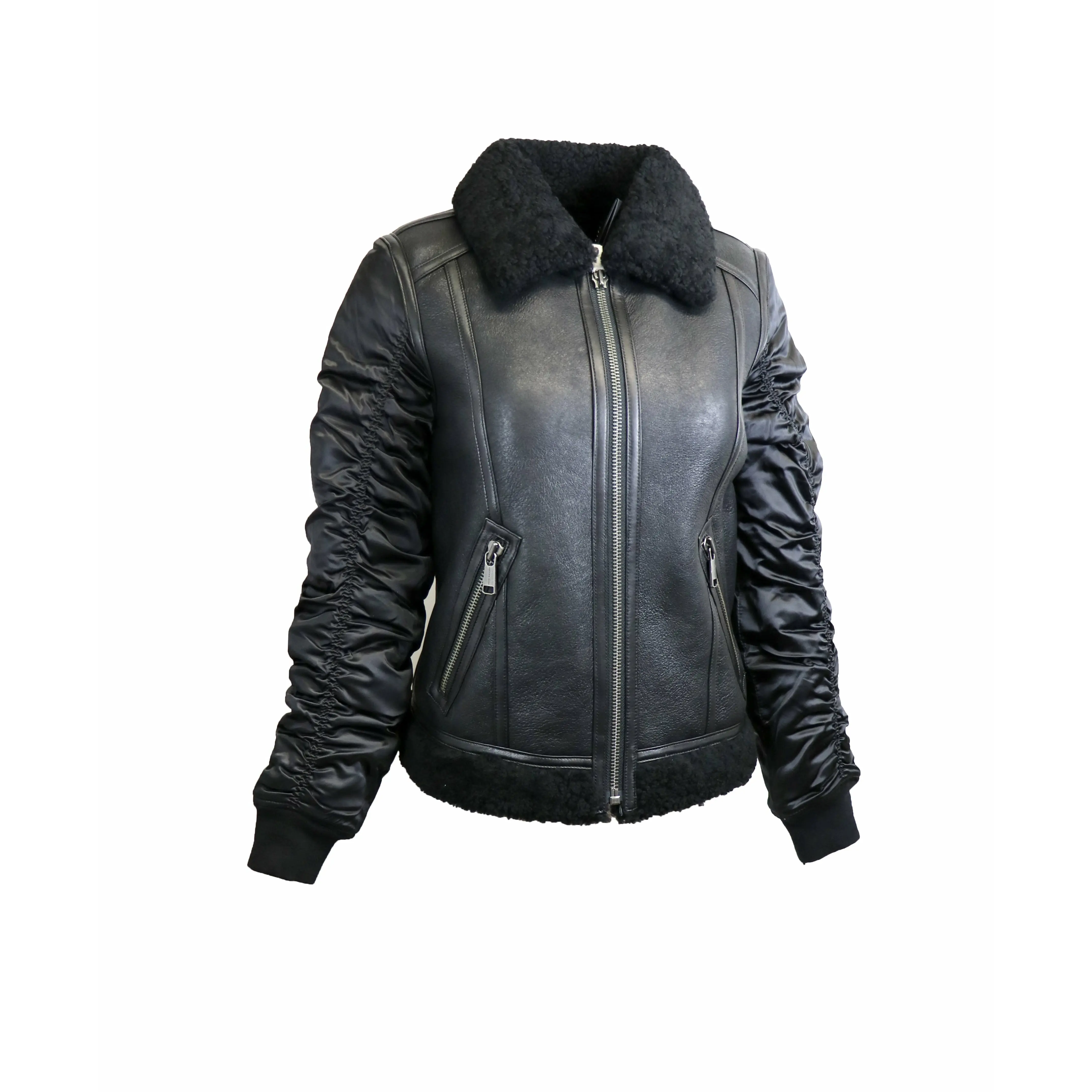 Andrew Marc Women's Tally Sheepskin Shearling Jacket