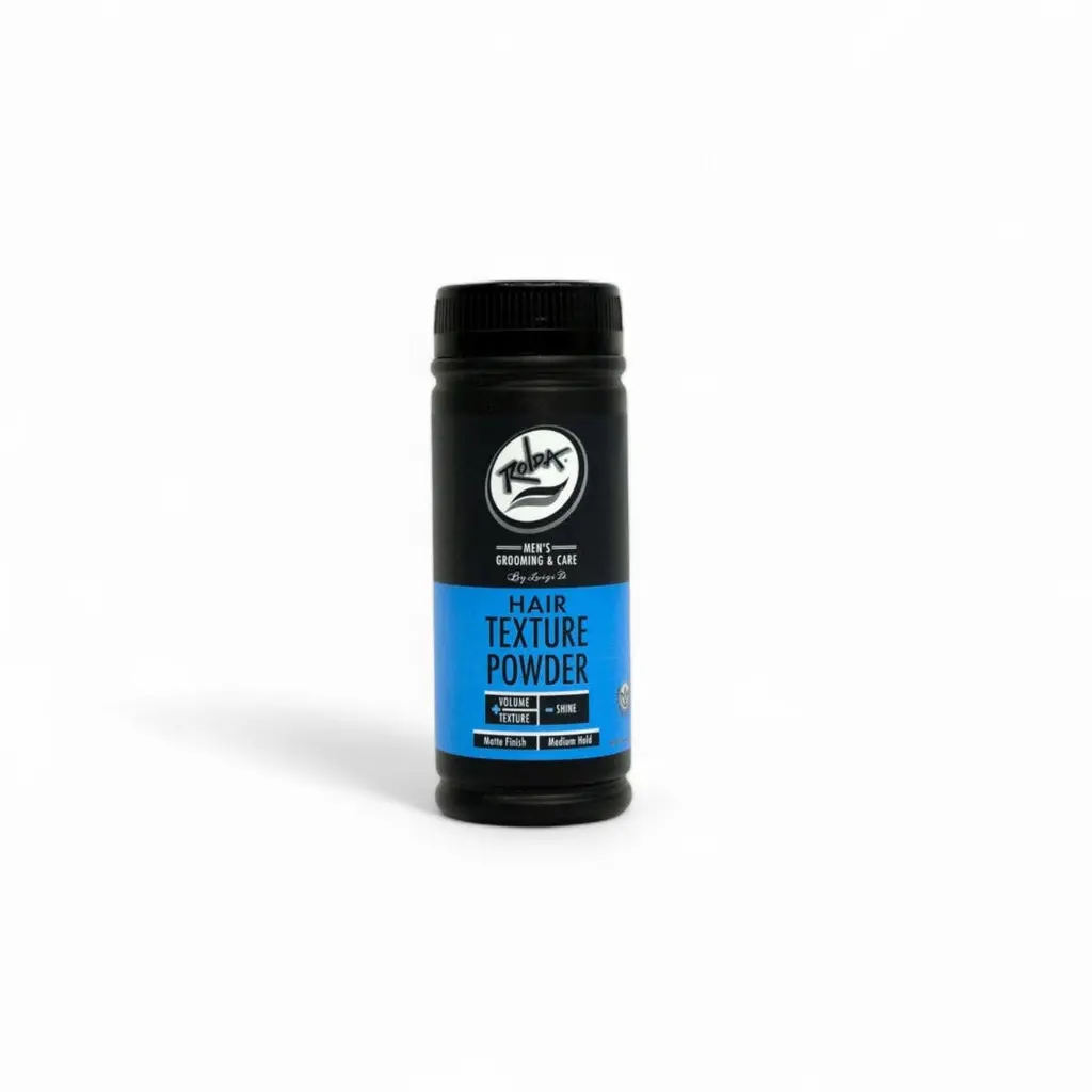 Rolda Medium Hold Hair Texture Powder 30g/1oz – Matte Finish Volumizing Hair Styling Powder for Men, Barber Texture Powder, Oil Control Hair Volume Booster