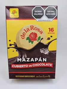 MAZAPAN CHOCOLATE - Peanut Candy Covered With Chocolate / 16 Pieces Dispaly Box /
