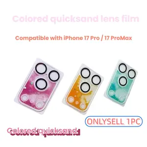 Apple Phone Lens Tempered Glass Protector Film for iPhone 17 Pro/17 Pro Max, Full Coverage Protective Anti-Drop Shockproof Protection Ar Enhancer, Dynamic Design, Multiple Colors Available, Accessories