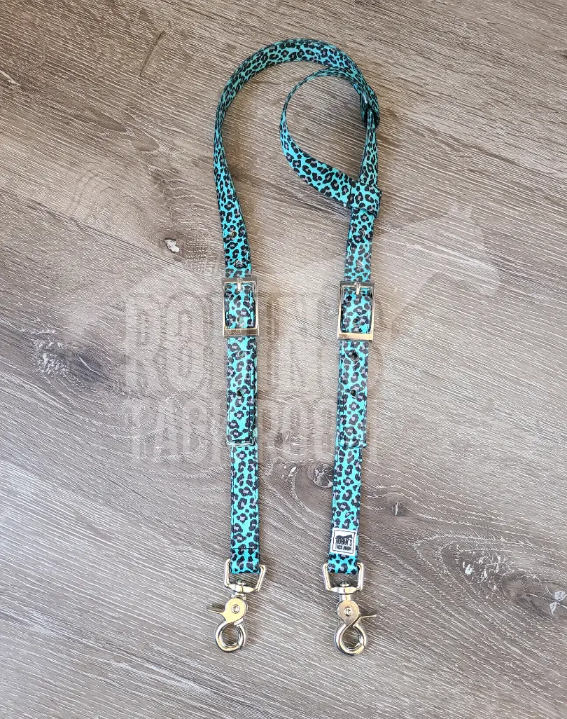 Turquoise cheetah headstall Turquoise cheetah headstall