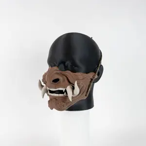 Traditional Samurai Mask for Accessories and Parties