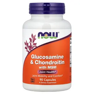 NOW Foods Glucosamine & Chondroitin with MSM, 90 Capsules