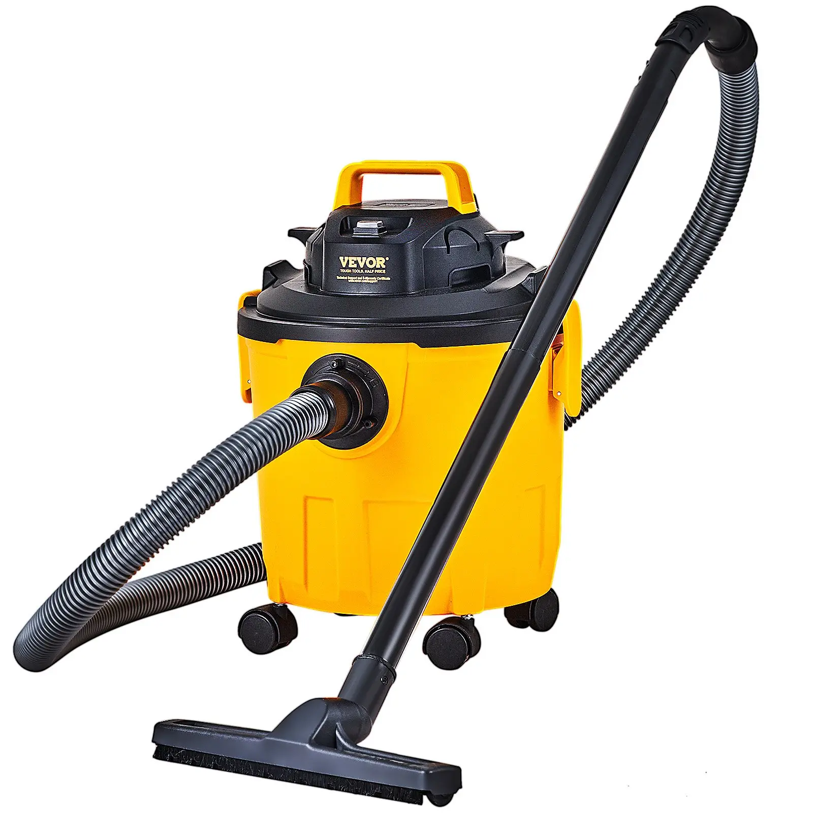 【summerfinds】VEVOR Shop Vacuum Wet And Dry, 5 Gallon 6 Peak HP Wet/Dry Vac, Powerful Suction with Blower Function with Attachments 2-in-1 Crevice Nozzle, Small Shop Vac Perfect for Carpet Debris, Pet Hair, Car,dorm essentials,home essentials