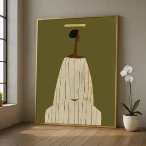 [sale off up to 40%] [Frame Canvas] Abstract Figure Canvas, Modern Art Print, Large Framed Wall Art, Minimalist Home Decor