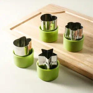 4pcs Large Stainless Steel Cartoon Butterfly Pasta Mold, DIY Home Vegetable Fruit Cutter Tool, Kitchen Gadget for Creative Cooking, Cookiecutters Bakeware