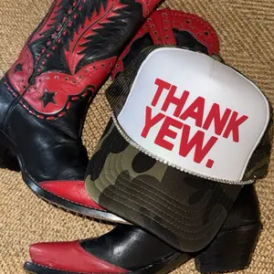 Thank Yew. Trucker Hat