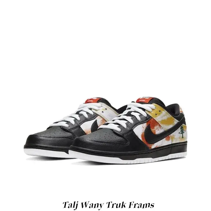 Low Top Western Skate Sneakers Black Leather Desert Tie Dye Cactus Flat Cushion Shoes For Road Trips Picnic Shoots Unisex Light Slip Resistant Footwear For Western Skate Style Collectors