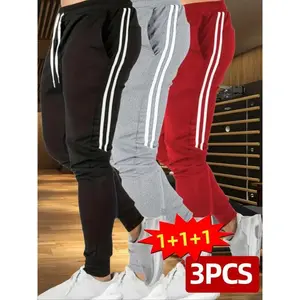 Men’s colorblock striped jogger pants, fashion drawstring sweatpants for home and outdoor running, gym workout gift, casual sportswear, runner pants