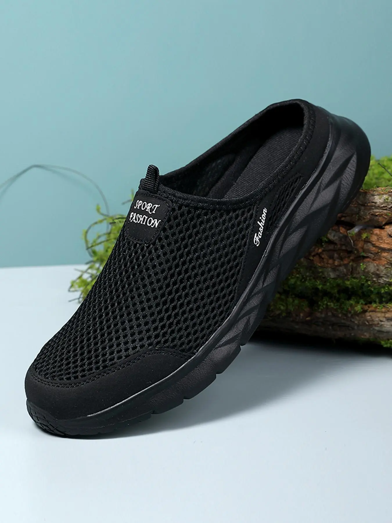 Men's Mesh Breathable Lightweight Slip on Sneakers, Casual Comfortable Sports Running Shoes, All-match Commuter Shoes for Work & Daily Wear, Athletic Running Shoes, Jogging Shoes, Athletic Running Trainers