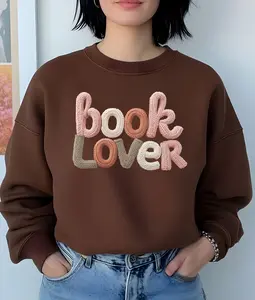 Faux Yarn Book Lover DTF Transfer