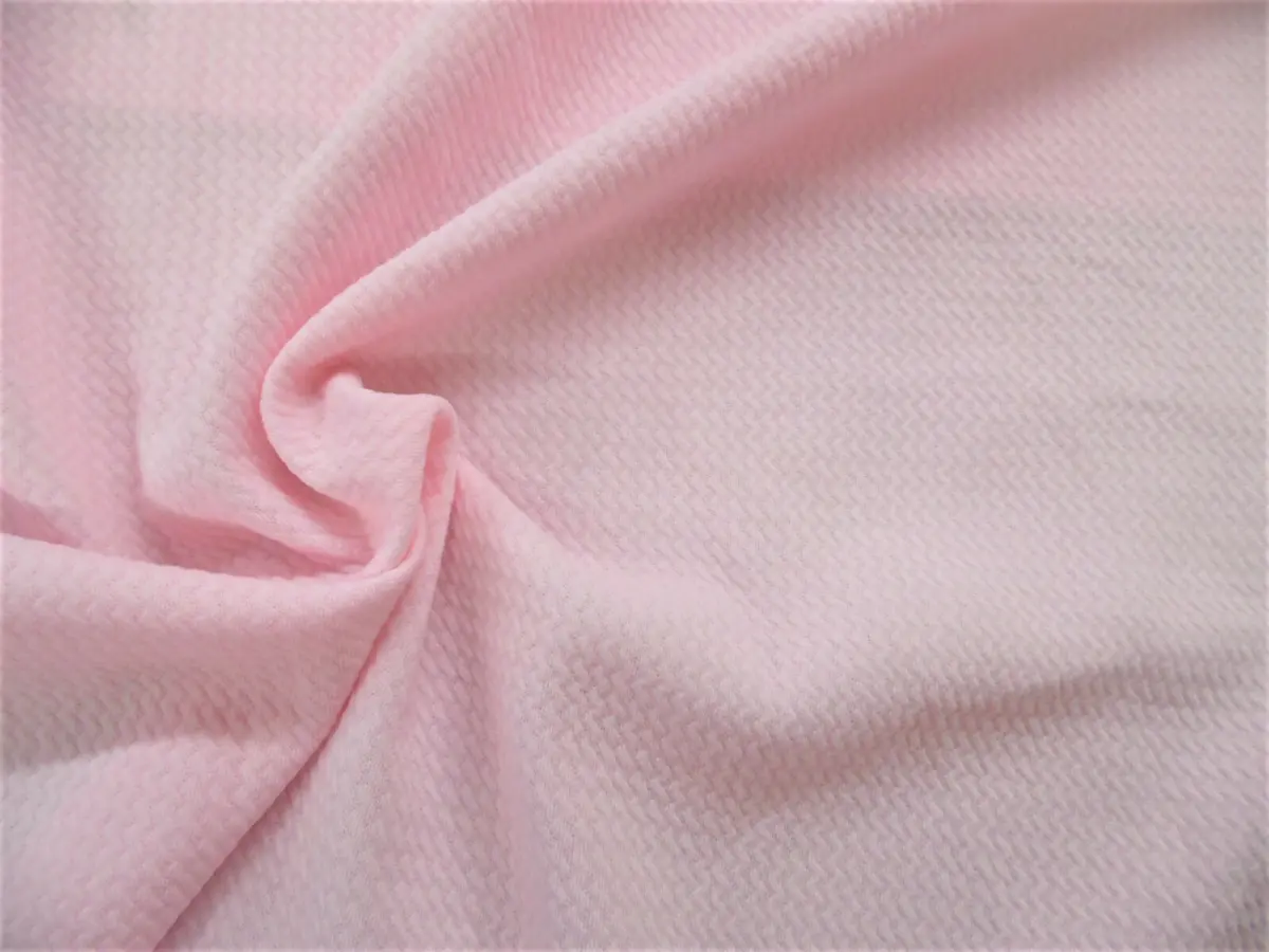 Bullet Textured Liverpool Fabric 4 way Stretch Pastel Pink R32