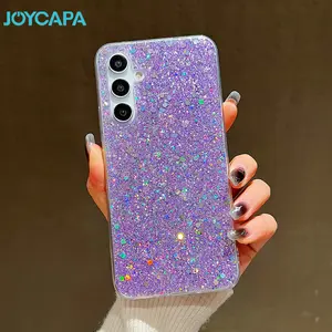 US-CASE - Luxury Glitter Sequins Shiny Case For Samsung S26 S25 S24 S23 S22 S21 Plus Ultra FE A55 A35 A15 A54 A34 A14 A73 Soft Bling Cover