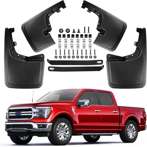 Mud Flaps for Ford F150 2021-2026,4 PCS Front Rear Splash Guard Fender Compatibl