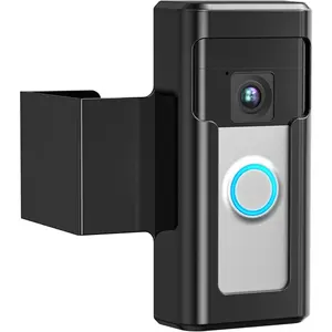 All Metal Anti- Video Doorbell Mount Compatible with Ring/Blink  Video Doorbell, Not Block Doorbell Motion Sensor, No-Drill Mounting Bracket Wedge for Home Rentals OfficeQuesear