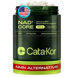 Cata-Kor NMN Supplement Alternative – Liposomal NAD+ Supplement - NAD CORE 30-Day Supply 60 Capsules