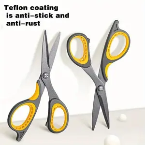 Stainless Steel Large Scissors Anti Stick Anti Rust Scissors Household Multi Functional Office TailorS Scissors Hand Cutting