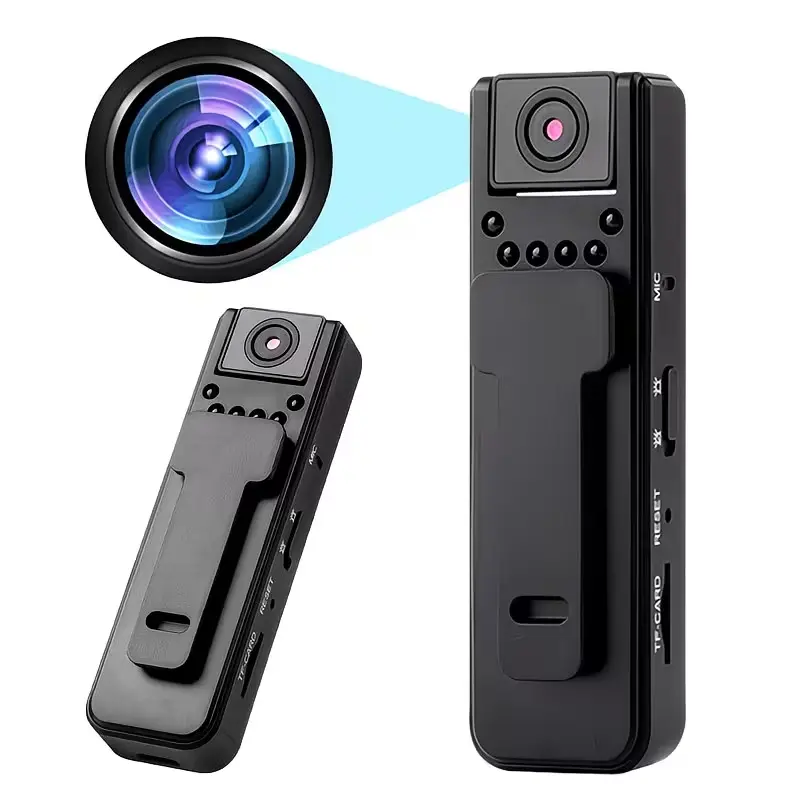 1080P HD Outdoor Action Camera, Portable Wireless WIFI Vlog Digital Recorder with 180° Rotatable Lens, Night-Vision Function for Skiing, Cycling