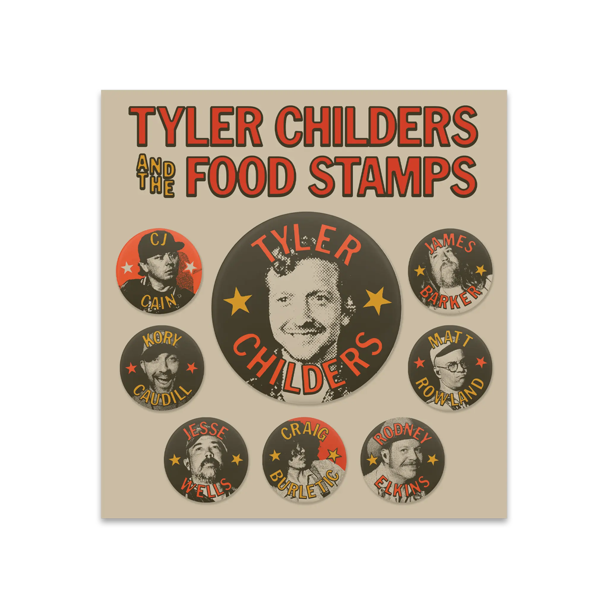 TC Food Stamps Button Set