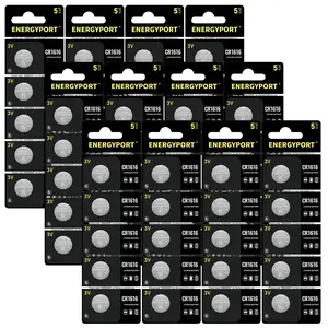 ENERGYPORT CR1616 3V Lithium Cell Battery, CR 1616 DL1616 for Keys, Handheld Game Console, Calulators, Watch, Accessories