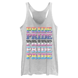 Womens Lost Gods Stacked Pride Flags Racerback Tank