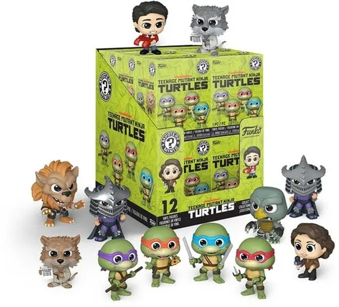 Funko Mystery Mini: Teenage Mutant Ninja Turtles (One Random Mystery Mini per Transaction) (TMNT)  [COLLECTIBLES] Vinyl figurine/statue, Collectible