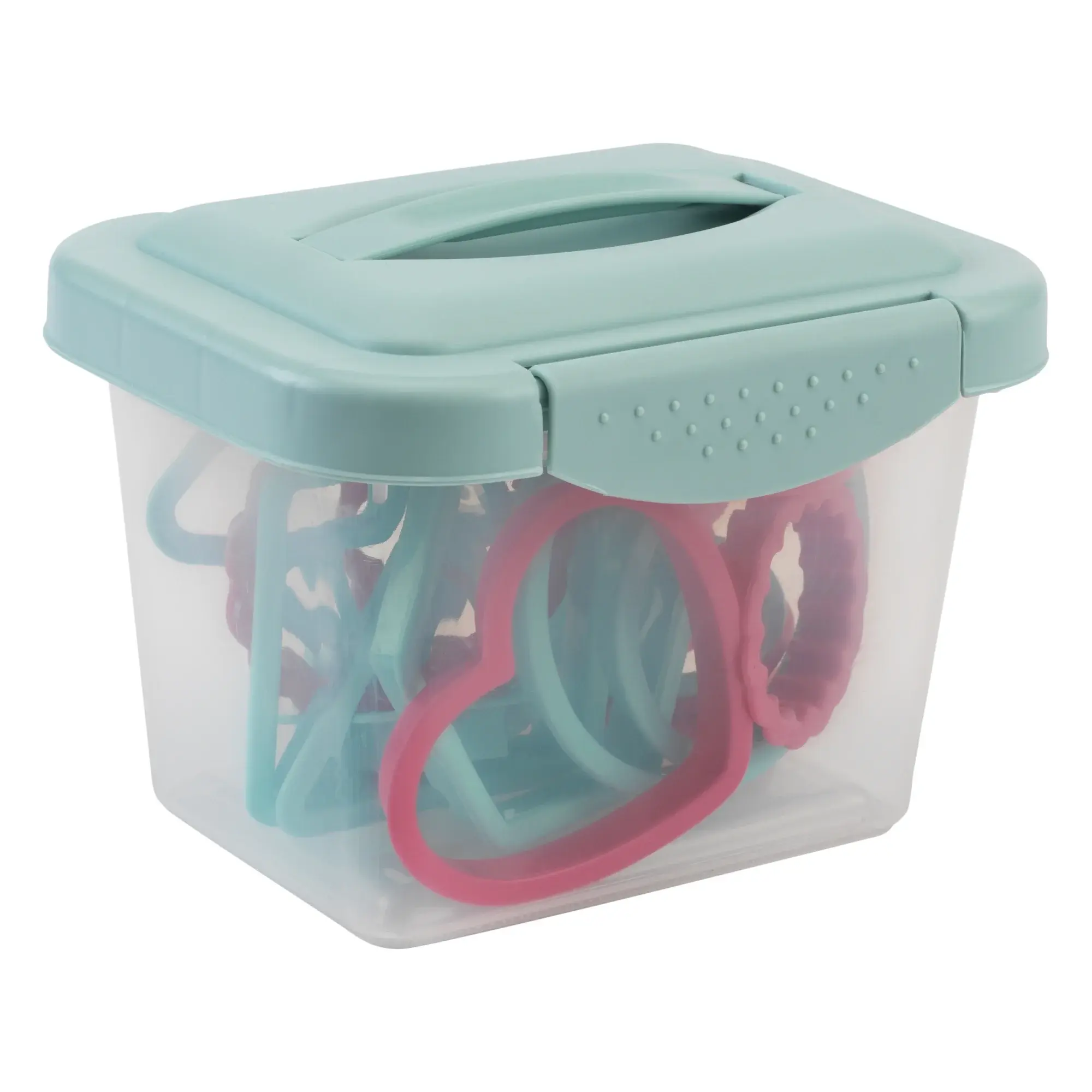 Goodcook 15-Piece Assorted Cookie Cutter Set with Storage Container, Blue/Red Bradshaw