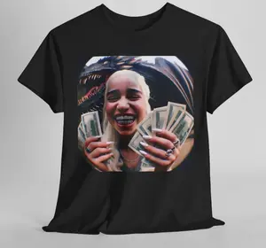 Daenerys Targaryen Game of Thrones Cash Money T-Shirt, Daenerys Targaryen Grillz Graphic Shirt, Daenerys Targaryen Streetwear, Dragon Queen Money Meme T-Shirt, Funny Movie Meme Gift For Fans