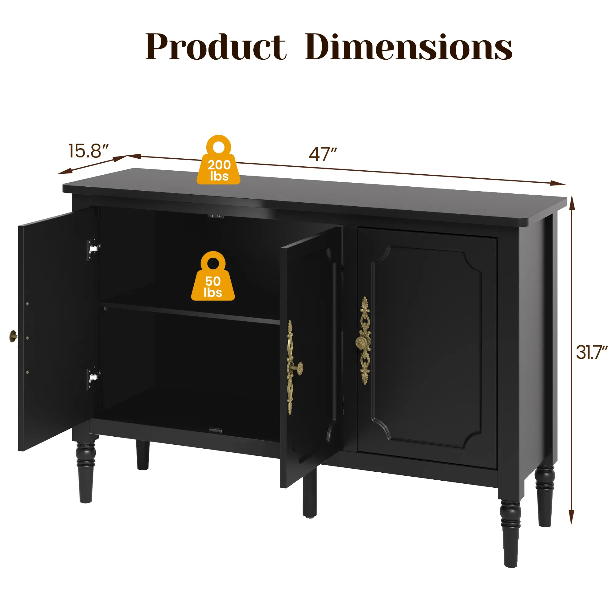 Black-3 doors-47‘’