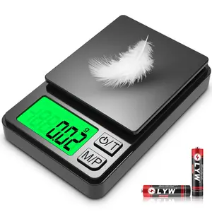 Pocket Scale, 1000g x 0.01g Precision Gram Scale, Small Digital Scale Grams Ounces Grains, Kitchen Scale, Jewelry Scale for Gold, Gem, Coffee, Herb, Great for Travel Food Scale Large Capacity Metal Hand Toolbox