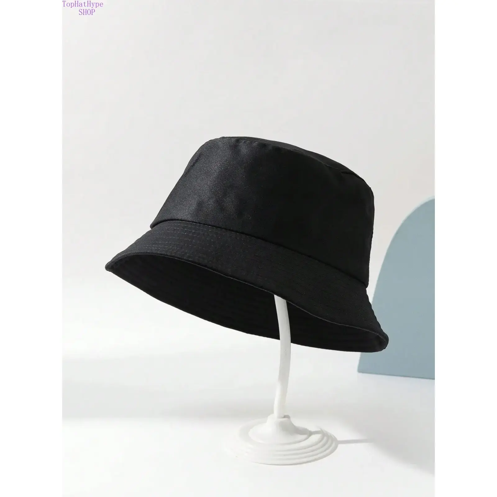 Unisex Simple Style Plain Color Double-sided Fisherman Hat - Casual Hats for Travel & Outing, Fashion Accessory for Men & Women, Fisherman Hats