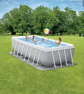 Intex Rectangular Prism Frame Swimming Pool Set 4.88m x 2.44m x 1.07m
