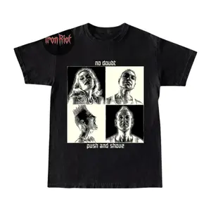 No Doubt T-Shirt - Push and Shove Album Graphic Tee - Gwen Stefani Band Merch - Ska Pop Music Gift For Her IR76