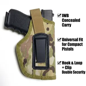 Outdoor Shooting Gear Tactical Combat Camouflage Holster Pack Tactical Holster Vests Survival Tools 9MM 380 Glock 17 19 26 43x 1911 vnsh fn reflex holster lock 17 19 26 holsters for concealed carry gun holster for women/men